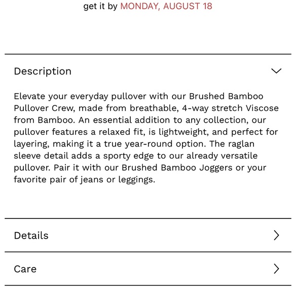 Cozy Earth NWT Women's Brushed Bamboo Pullover XXL Crew Twilight/ Lavender - Picture 9 of 10